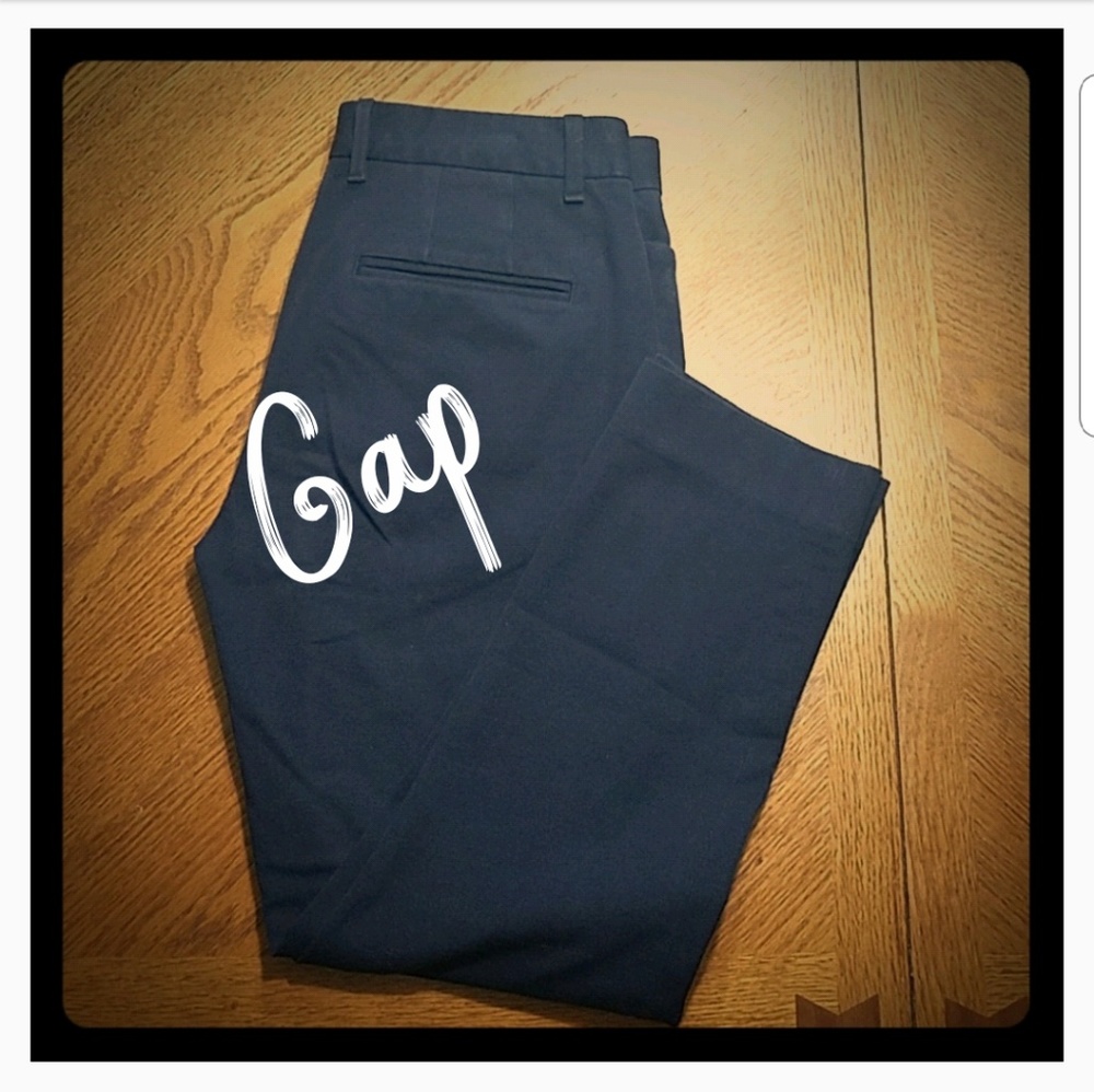 💙Gap, Slim Cropped two-way stretch pants